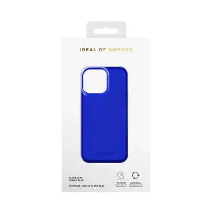 iDeal Of Sweden Clear Cobalt Blue – Case iPhone 15 Pro Max