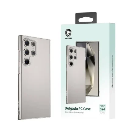 Green Lion Delgado PC Case For S24 Ultra – Clear