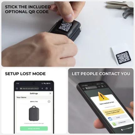 Rolling Square TAU® 2 3-in-1 Keyring Powerbank 2000mAh