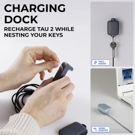 Rolling Square TAU® 2 3-in-1 Keyring Powerbank 2000mAh